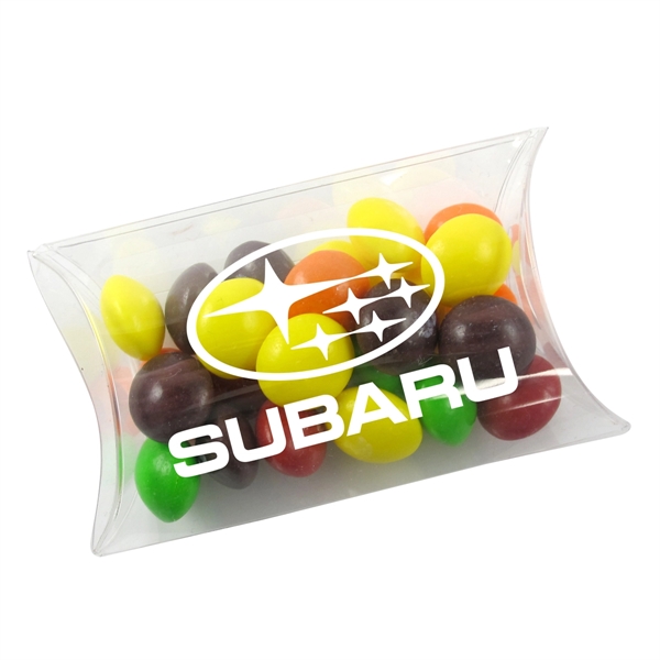 Small Pillow Acetate Box with Skittles® Candies - Image 1