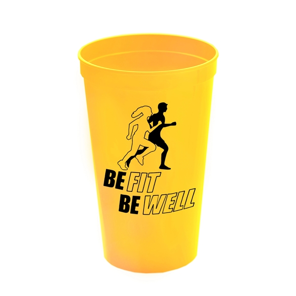 Cups-On-The-Go 22 oz Stadium Cups Solid Colors - Image 1