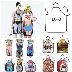 Polyester Bib Apron with funny