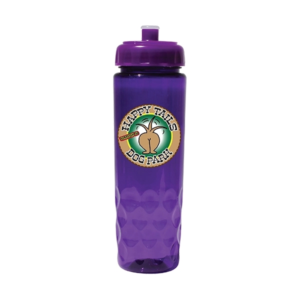 24 oz. Poly-Saver PET Bottle with Push 'n Pull Cap, Full Col - Image 4