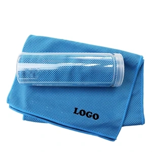Cooling Towel in Water Bottle