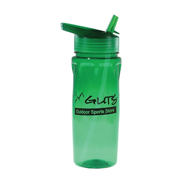18 oz. Poly-Saver PET Bottle with Straw Cap - Image 4