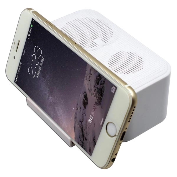 Bluetooth Speaker with Sliding Phone Stand - Image 3