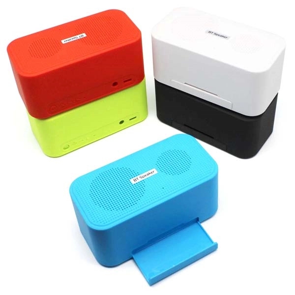 Bluetooth Speaker with Sliding Phone Stand - Image 7