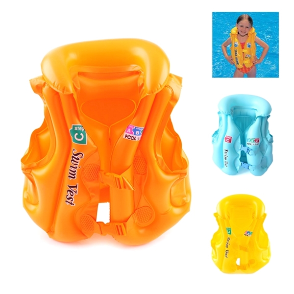 Inflatable Safety Swim Vest for Kids - Image 1
