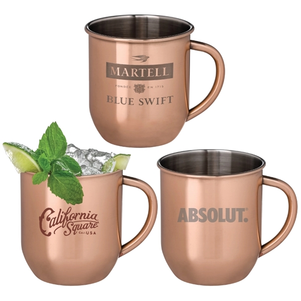 Mosconi Copper Plated Moscow Mule Mug - Image 1