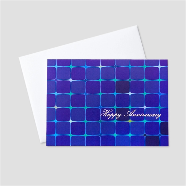 Anniversary Tiles Anniversary Greeting Card