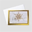 Vibrant Snowflake Holiday Greeting Card
