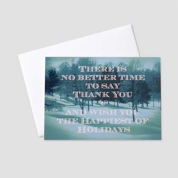 A Subtle Message Holiday Greeting Card