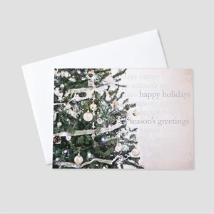Decorated Tree Holiday Greeting Card
