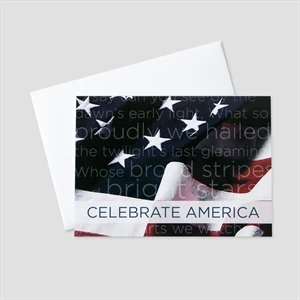 Celebrate America July Fourth Greeting Card