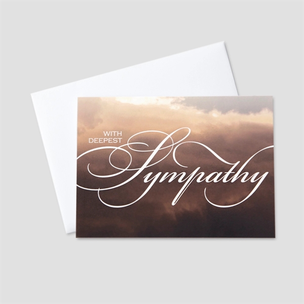 Sympathy Skies Sympathy Greeting Card