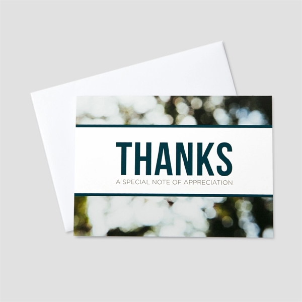 A Day of Thanks Thank You Greeting Card