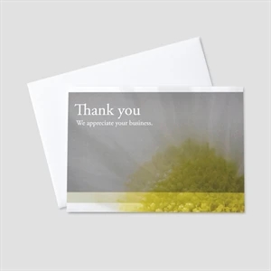 Daisy Flower Thank You Greeting Card