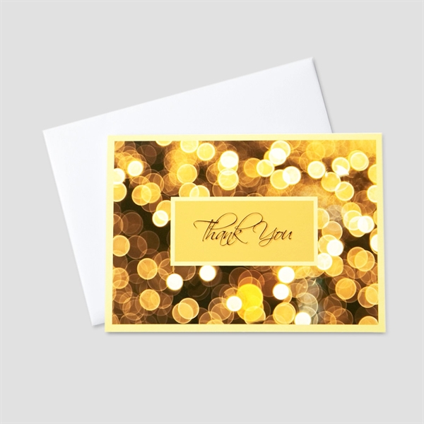 Bright Lights Thank You Greeting Card