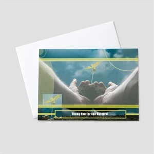 Business Growth Thank You Greeting Card