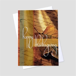 Message of Appreciation Thanksgiving Greeting Card