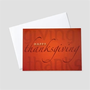 Thanksgiving Wish Thanksgiving Greeting Card