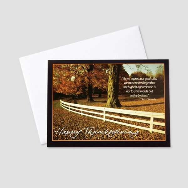 Gratitude Thanksgiving Greeting Card