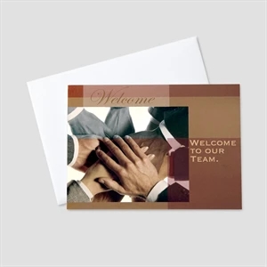 Team Building Welcome Greeting Card