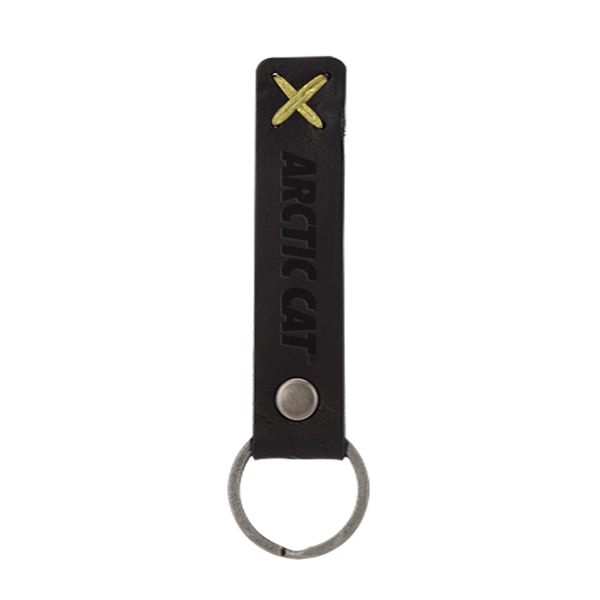 BAILEY Leather Riveted Keychain - Image 6