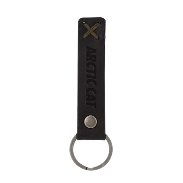BAILEY Leather Riveted Keychain - Image 7