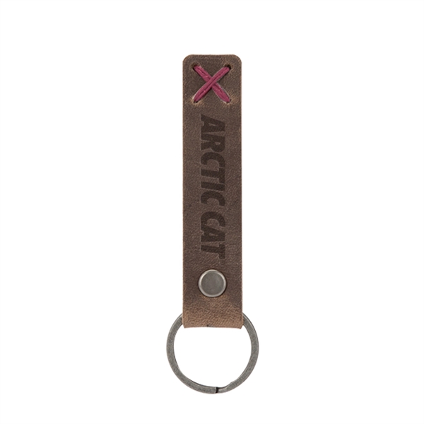 BAILEY Leather Riveted Keychain - Image 14