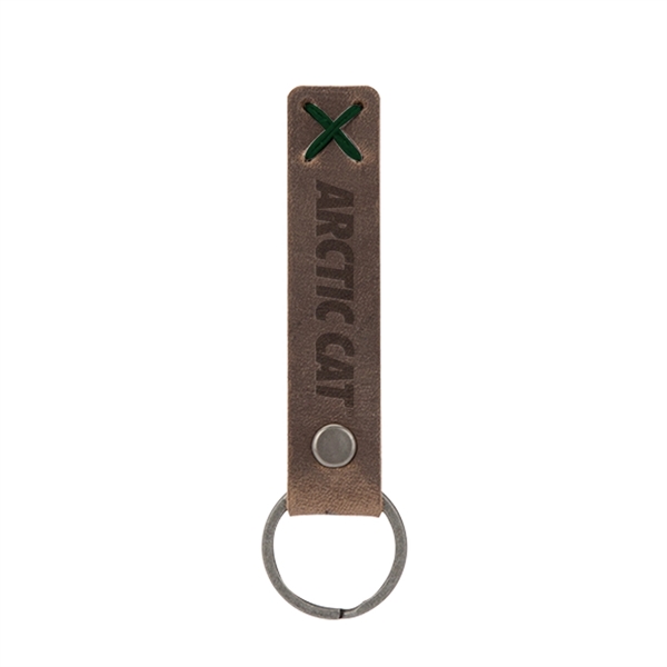 BAILEY Leather Riveted Keychain - Image 15