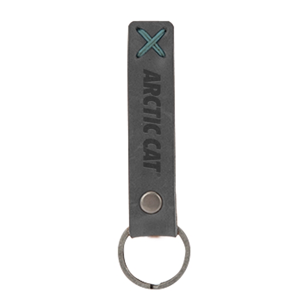 BAILEY Leather Riveted Keychain - Image 32