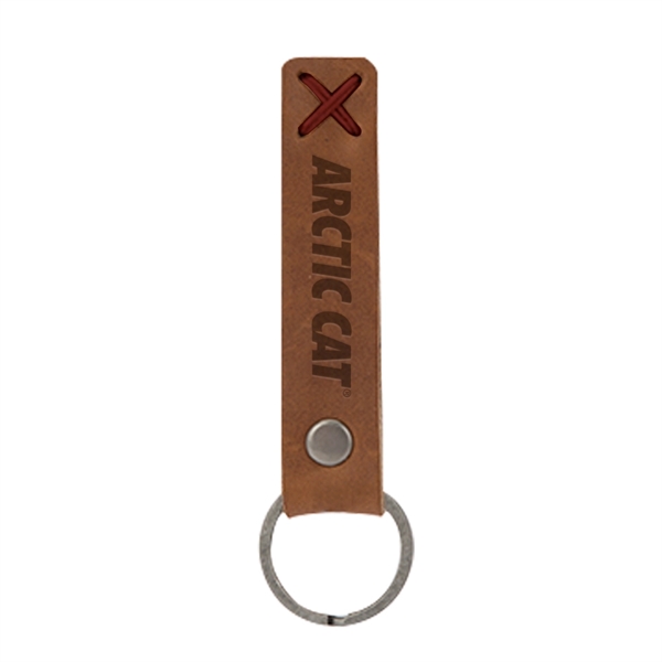 BAILEY Leather Riveted Keychain - Image 35