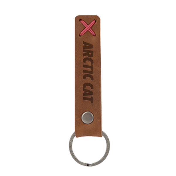 BAILEY Leather Riveted Keychain - Image 36