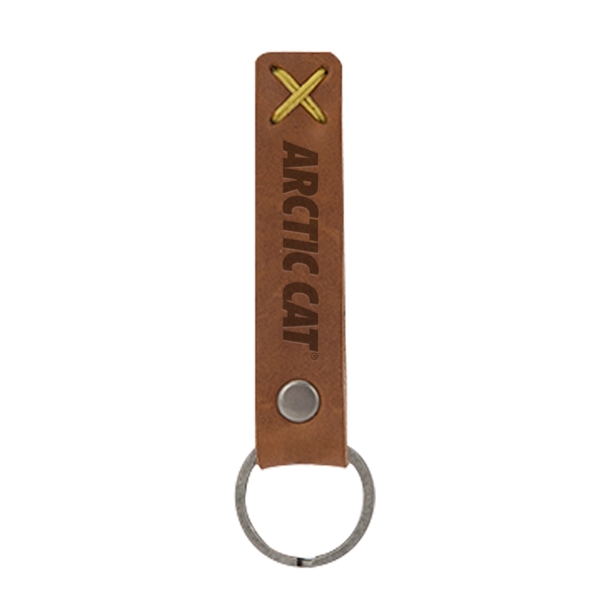 BAILEY Leather Riveted Keychain - Image 39