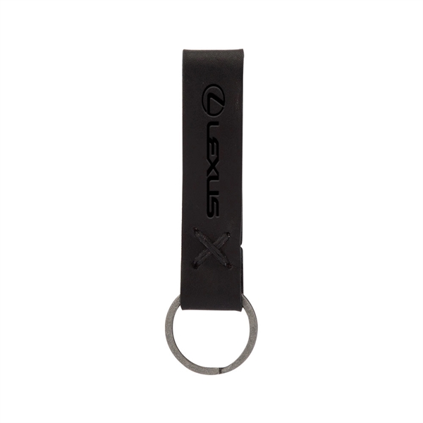 SADDLER Leather Loop Keychain - Image 2