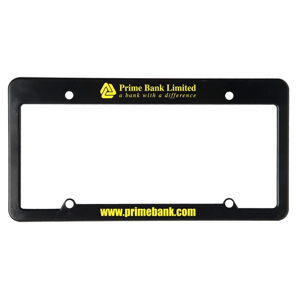 License Plate Frame (4 Holes - Straight Top) - Image 1
