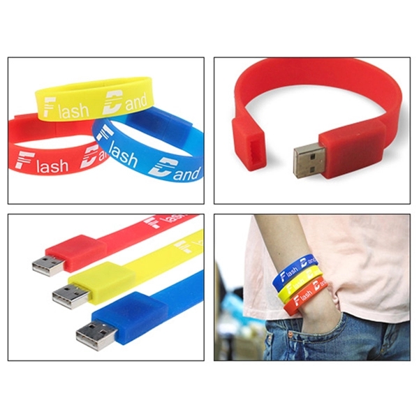 Silicone USB 3.0 Drive Bracelet - Image 1
