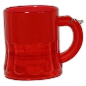 2 oz. Red Beer Mug Medallion with J-Hook