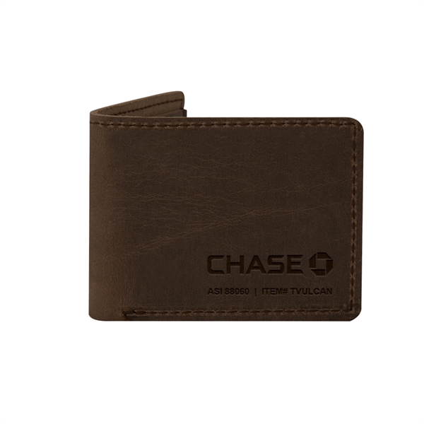 VULCAN Leather Bi-fold Wallet - Image 4