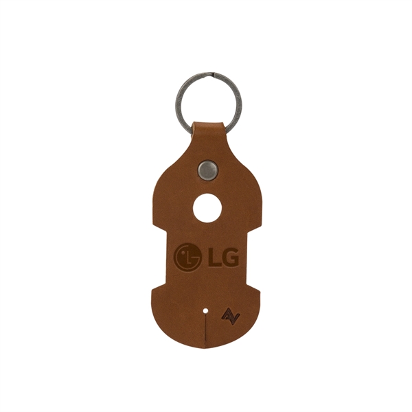 RYDER Leather Earbud Keychain - Image 4