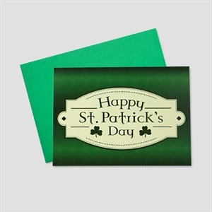 Luck Of The Irish St. Patrick's Day Greeting Card