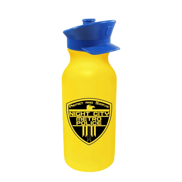20 oz. Value Cycle Bottle with Police Hat Push 'n Pull Cap - Image 12