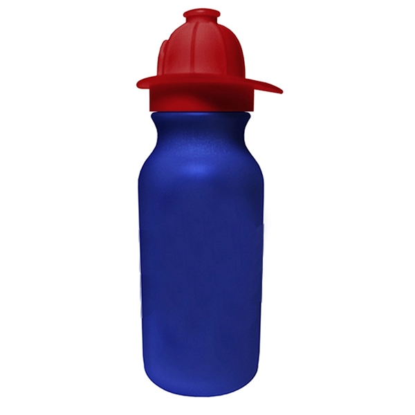 20 oz. Value Cycle Bottle w/Fireman Helmet Push'n Pull Cap - Image 9