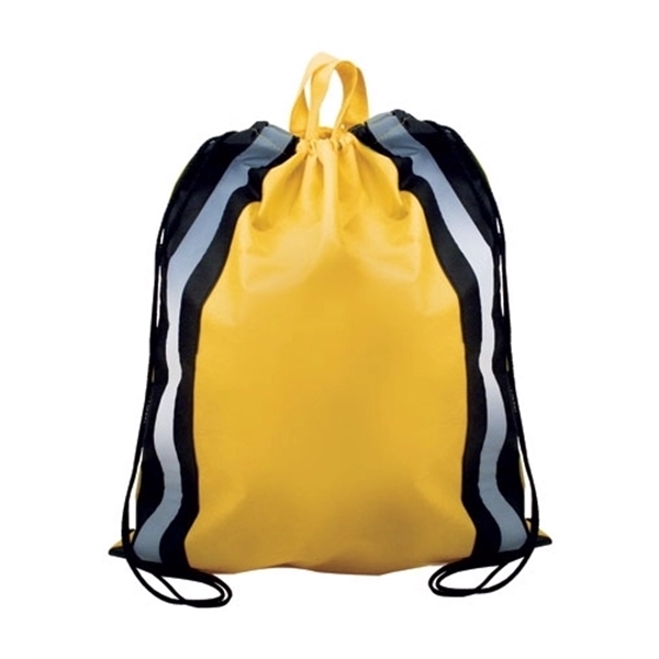 NW Reflective Drawstring Backpack, Full Color Digital - Image 7