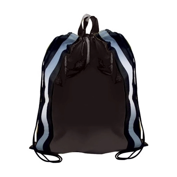 NW Reflective Drawstring Backpack, Full Color Digital - Image 8