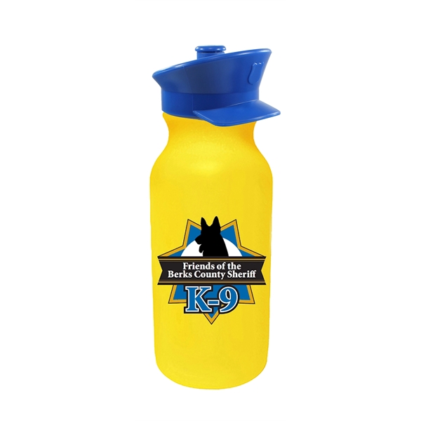 20 oz. Value Cycle Bottle with Police Hat Push 'n Pull Cap, - Image 3