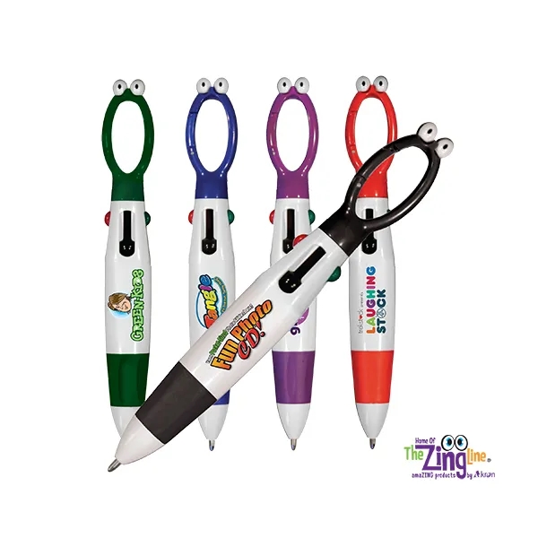 Googly-eyed 4-color Pen, Full Color Digital - Image 2