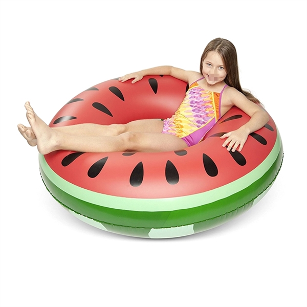 Watermelon Lounger Floating Raft Swimming Ring - Image 4