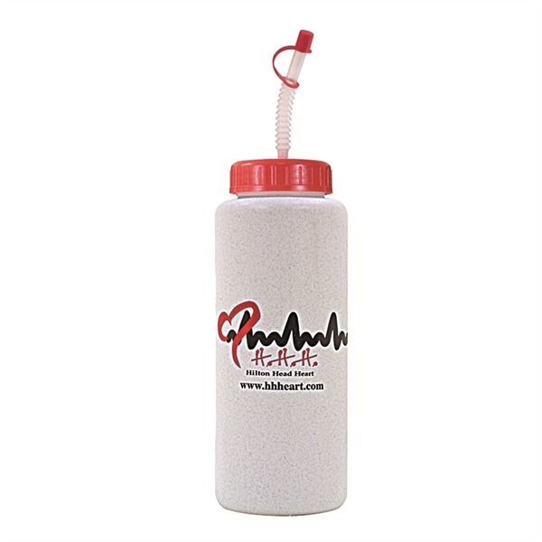32 oz Grip Bottle with Flexible Straw - Image 12