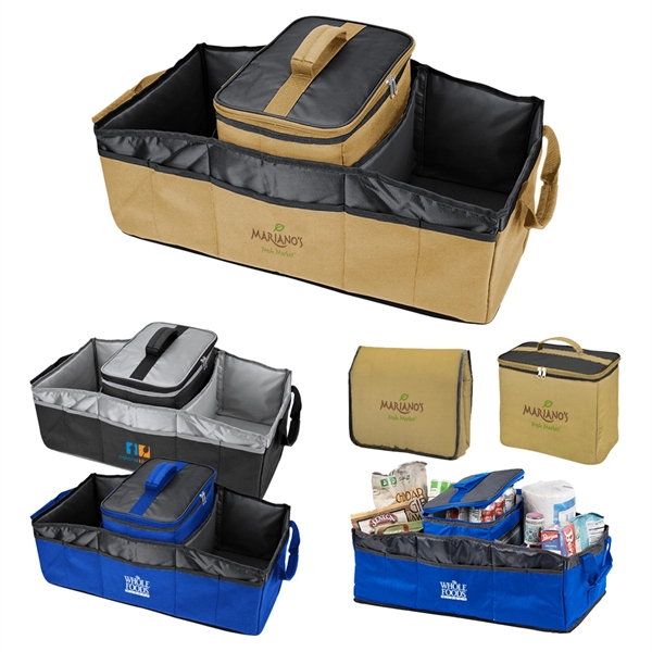 Trunk Organizer with Removable Cooler Bag - Image 1
