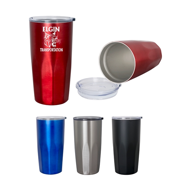 20 oz. Stainless Steel Double Wall Tumbler - Image 1