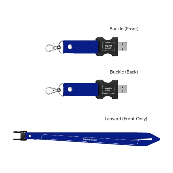 USB 3.0 Lanyard Flash Drive - Image 3